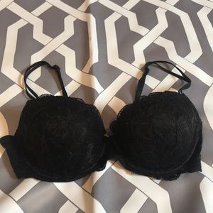 Black Lace Bra
